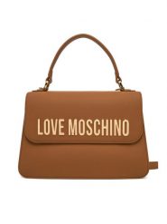 LOVE MOSCHINO Torebka JC4032PP1MKD0201 Brązowy. Brązowe torebki klasyczne Love Moschino, bez wzorów, ze skóry, bez dodatków. Za 519.99 zł.