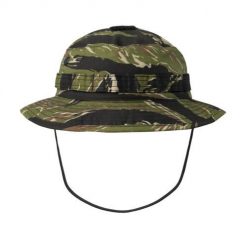 Kapelusz turystyczny Boonie Mk2 Tiger Stripe. Brązowe kapelusze HELIKON-TEX, bez wzorów. Za 80.99 zł.