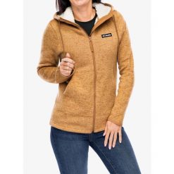 Bluza rozpinana damska Columbia Sweater Weather Sherpa Full Zip II. Brązowe bluzy Columbia, xs, bez wzorów, bez kaptura. Za 308.99 zł.