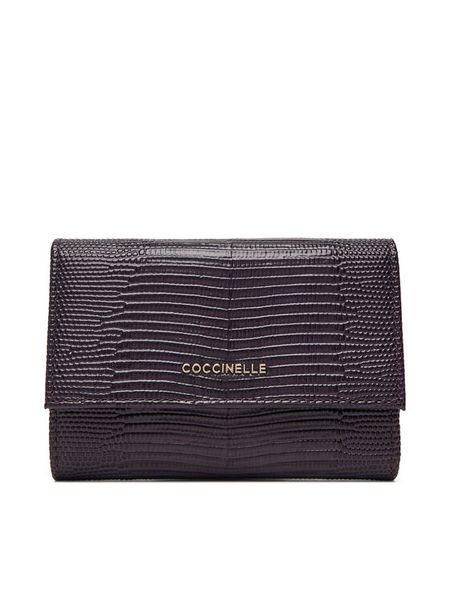 Coccinelle Portfel TL4 Metallic Lizard E2 TL4 11 66 01 Fioletowy. Fioletowe portfele Coccinelle, bez wzorów, ze skóry. Za 489.99 zł.