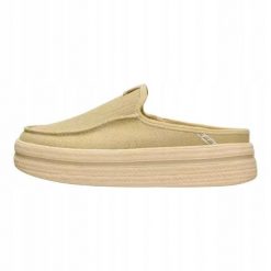 HeyDude Damskie Espadryle Austin Lift Espadrille Woven. Brązowe espadryle Hey Dude, bez wzorów, z materiału, bez obcasa, bez zapięcia. Za 379.00 zł.
