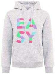 Zwillingsherz Bluza "EASY" w kolorze szarym rozmiar: L/XL. Szare bluzy Zwillingsherz, l, z aplikacjami, z kapturem. Za 237.73 zł.