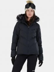 Kurtka Narciarska Damska Fundango Elyra. Czarne kurtki narciarskie FUNDANGO, m, z aplikacjami, z materiału, bez kaptura, narciarskie. Za 499.00 zł.