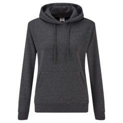 Bluza Damska Z Kapturem Classic Heather. Szare bluzy FRUIT OF THE LOOM, s, bez wzorów, z kapturem. Za 123.99 zł.