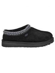 UGG Kapcie "Tasman" w kolorze czarnym z wełny jagnięcej rozmiar: 40. Czarne obuwie domowe UGG, bez wzorów, z wełny, bez zapięcia. Za 462.29 zł.
