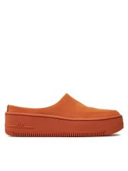 Nike Klapki W AF1 Lover Xx AO1523 800 Pomarańczowy. Brązowe klapki Nike, bez wzorów, z nubiku, bez obcasa. Za 409.99 zł.