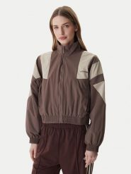 Adidas Bluza Blocked Washed KD8787 Brązowy Oversize. Brązowe bluzy Adidas, s, bez wzorów, z syntetyku, bez kaptura. Za 399.99 zł.