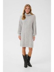 Cream Sukienka dzianinowa w kolorze jasnoszarym rozmiar: M. Szare sukienki Cream, na co dzień, m, bez wzorów, z dzianiny, bez kołnierzyka, bez ramiączek, midi, proste. Za 239.99 zł.