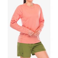 Bluza damska Black Diamond Lightwire L/S Tee. Czerwone bluzy Black Diamond, l, bez wzorów, bez kaptura. Za 211.99 zł.
