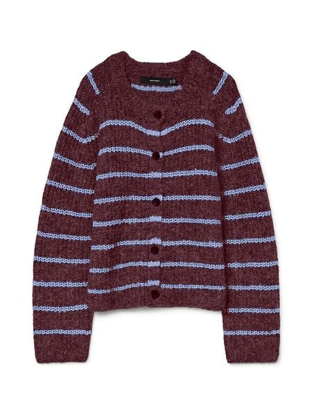 Vero Moda Kardigan w kolorze bordowym rozmiar: L. Czerwone kardigany Vero Moda, l, bez wzorów, z wełny. Za 161.73 zł.