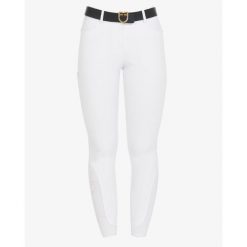 Equestro Dames Zomer Rijbroek Zenda Knie Grip Wit -. Białe spodnie dresowe EQUESTRO, bez wzorów. W wyprzedaży za 645.60 zł.