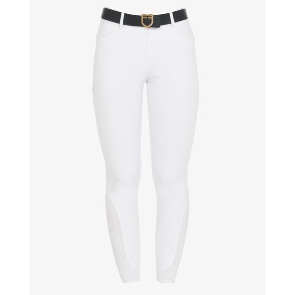 Equestro Dames Zomer Rijbroek Zenda Knie Grip Wit -. Białe spodnie dresowe EQUESTRO, bez wzorów. W wyprzedaży za 659.50 zł.