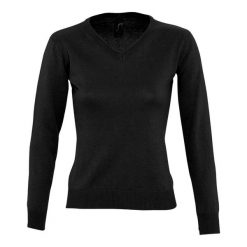 Bluza Damska Galaxy Z Dekoltem V. Czarne bluzy SOL'S, m, bez wzorów, bez kaptura. Za 170.99 zł.