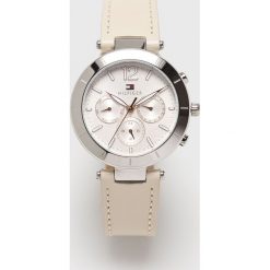 Tommy Hilfiger - Zegarek 1781880. Białe zegarki TOMMY HILFIGER, szklane. W wyprzedaży za 449.90 zł.