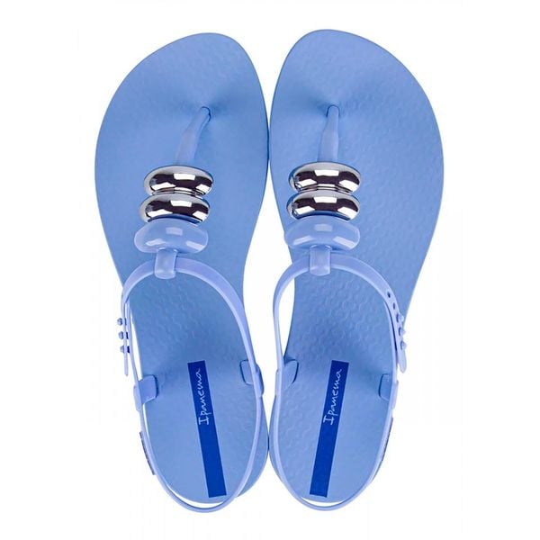 Dużone Sandały Klasy Ipanema Damskie. Niebieskie sandały Ipanema, bez wzorów, z materiału, bez obcasa, bez zapięcia. Za 190.99 zł.