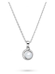 S.Oliver Srebrny naszyjnik z elementami ozdobnymi - dł. 45 cm rozmiar: onesize. Szare naszyjniki S.Oliver, z cyrkonią, srebrne. Za 173.99 zł.