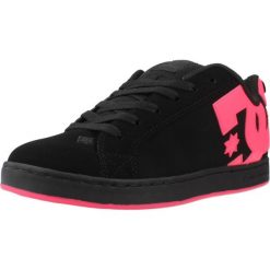 Buty dc-shoes czarne skórzane sportowe. Czarne obuwie sportowe DC Shoes, ze skóry, bez zapięcia. Za 369.99 zł.