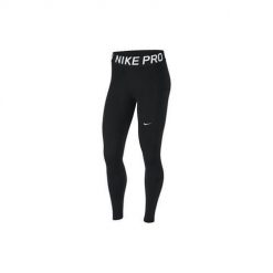 Spodnie treningowe damskie Nike Pro Tights. Czarne spodnie dresowe Nike, s, bez wzorów, na fitness i siłownię. Za 318.00 zł.