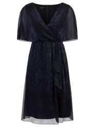 APART Sukienka w kolorze granatowym rozmiar: 34. Niebieskie sukienki Apart, bez wzorów, bez kołnierzyka, bez ramiączek, midi. Za 217.99 zł.