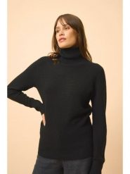 Just Cashmere Kaszmirowy golf "Udny" w kolorze czarnym rozmiar: XXL. Czarne golfy Just Cashmere, xxl, bez wzorów, z kaszmiru, bez ramiączek. Za 344.54 zł.