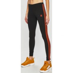 Adidas Originals - Legginsy. Czarne legginsy Adidas Originals, s, bez wzorów, z bawełny. W wyprzedaży za 99.90 zł.
