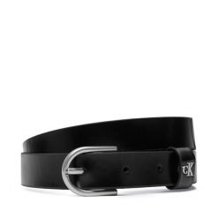 Pasek Calvin Klein. Czarne paski Calvin Klein, bez wzorów. Za 209.99 zł.