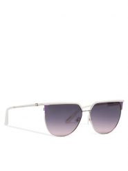 Guess Okulary przeciwsłoneczne GU00132 Biały. Białe okulary przeciwsłoneczne Guess, z aplikacjami, z tworzywa sztucznego. Za 339.99 zł.