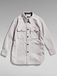 G-Star Kurtka koszulowa w kolorze szarym rozmiar: S. Szare kurtki G-Star, s, bez wzorów, z materiału, bez kaptura. Za 266.03 zł.