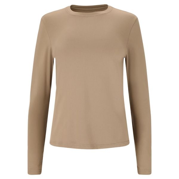 Kurtka z długim rękawem damska Athlecia Almi. Brązowe koszulki sportowe ENDURANCE, bez wzorów, bez ramiączek, trekkingowe. Za 140.00 zł.