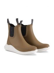 Ilse Jacobsen Sztyblety w kolorze jasnobrązowym rozmiar: 39. Brązowe botki Ilse Jacobsen, bez wzorów, bez obcasa, bez zapięcia. Za 149.66 zł.