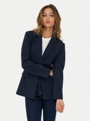 ONLY Marynarka Raven 15357457 Granatowy Slim Fit. Niebieskie marynarki i żakiety Only, bez wzorów, z syntetyku. Za 229.99 zł.