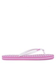 Kappa Japonki 351C23W Pink Fuchsia - White Kolorowy. Białe klapki Kappa, bez wzorów, z materiału, bez obcasa. Za 49.99 zł.
