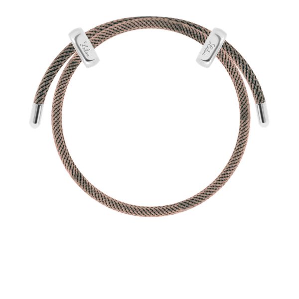 Bransoletka Liana, posrebrzana w kolorze jasnobrązowym. Brązowe bransoletki Lilou, posrebrzane. Za 139.00 zł.