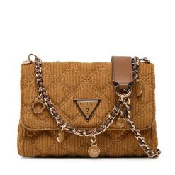 Torebka Guess. Brązowe torebki klasyczne Guess, z aplikacjami, bez dodatków. Za 549.99 zł.