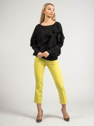 Liu-Jo Jeansy "Glam" | WA0185 T7144 | Glam | Kobieta | Żółty, Zielony. Zielone jeansy Liu Jo, bez wzorów. W wyprzedaży za 219.00 zł.