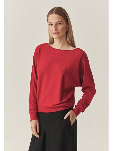 TATUUM Sweter "Flaris" w kolorze czerwonym rozmiar: M. Czerwone swetry Tatuum, m, bez wzorów, bez ramiączek. Za 109.95 zł.