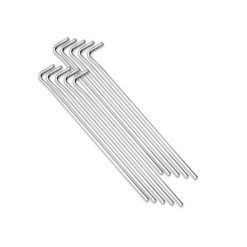 Szpilki do namiotu Rockland 26 cm 10-pack. Szare szpilki ROCKLAND, bez wzorów, sportowe, bez obcasa, na szpilce, bez zapięcia. Za 24.99 zł.