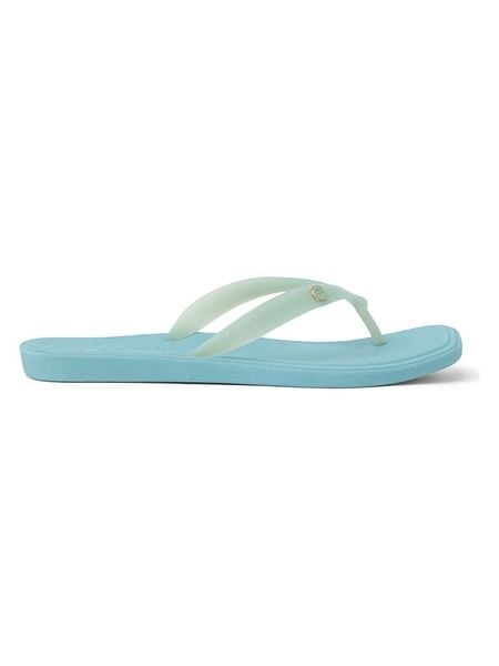 Reef Japonki "Solaye" w kolorze turkusowym rozmiar: 37,5. Niebieskie klapki Reef, bez wzorów, z otwartym noskiem, bez obcasa. Za 129.95 zł.