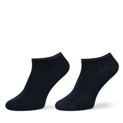 Skarpety krótkie Tommy Hilfiger. Niebieskie skarpety TOMMY HILFIGER, bez wzorów. Za 49.99 zł.