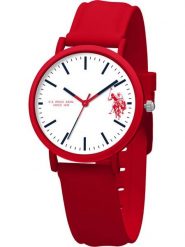 U.S. Polo Assn. Zegarek kwarcowy w kolorze czerwono-białym rozmiar: onesize. Czerwone, analogowe zegarki U.S. Polo Assn., sztuczne. Za 170.07 zł.