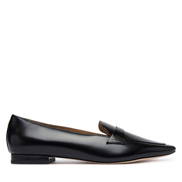 Lordsy LAUREN RALPH LAUREN. Czarne lordsy Lauren Ralph Lauren, bez wzorów, bez obcasa, bez zapięcia. Za 859.99 zł.