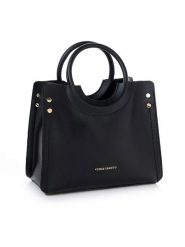Vince Camuto Torebka "Perugia" w kolorze czarnym - 28 x 22 x 14 cm rozmiar: onesize. Czarne torby na ramię Vince Camuto, bez wzorów, z materiału, przez ramię, bez dodatków. Za 140.95 zł.