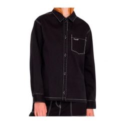 Koszula turystyczna damska Volcom Stone Kraft. Czarne koszule Volcom, s, bez wzorów, z bawełny, casualowe, bez kołnierzyka, bez ramiączek. W wyprzedaży za 333.05 zł.