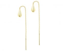 Złote kolczyki - łezki. Żółte kolczyki Apart, złote. Za 629.00 zł.