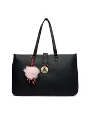 LOVE MOSCHINO Torebka JC4239PP0PKI0000 Czarny. Czarne shopper Love Moschino, bez wzorów, ze skóry, bez dodatków. Za 1,139.00 zł.