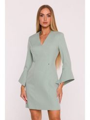 Made of emotion Sukienka w kolorze miętowym rozmiar: XL. Zielone sukienki Made Of Emotion, xl, bez wzorów, bez kołnierzyka, bez ramiączek, mini. Za 232.78 zł.
