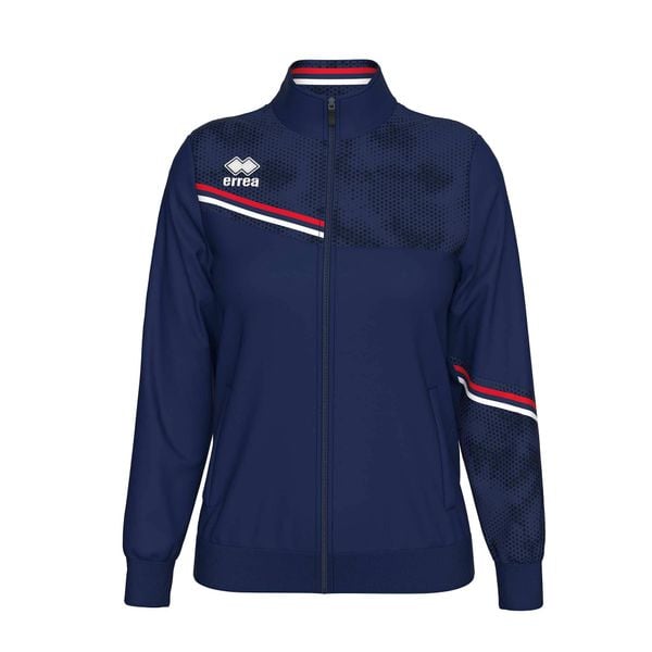 Bluza Errea Estella Kurtka Ad Damskie. Niebieskie bluzy ERREA, l, bez wzorów, z materiału, bez kaptura. Za 232.99 zł.