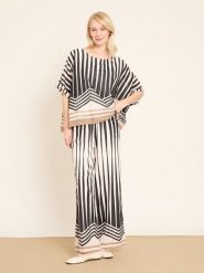 BGN Spodnie w kolorze kremowo-czarnym rozmiar: 36. Brązowe spodnie materiałowe BGN, na co dzień, bez wzorów, z materiału. Za 130.99 zł.