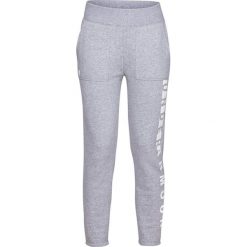 Spodnie sportowe w kolorze jasnoszarym. Szare spodnie dresowe Under Armour, xs, bez wzorów. W wyprzedaży za 119.95 zł.