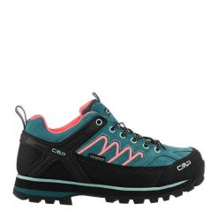 Damskie buty trekkingowe górskie ze skóry zamszowej VIBRAM CMP MOON LOW. Czarne trekkingi CMP, ze skóry. Za 479.99 zł.